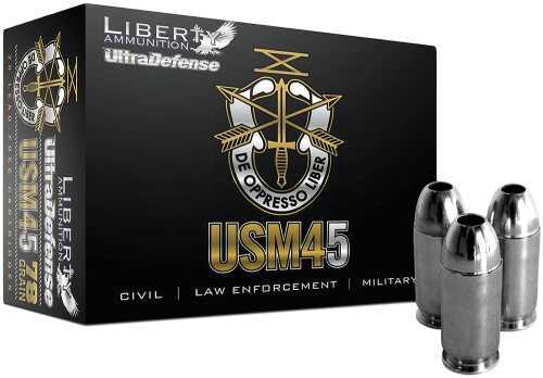 Liberty Ammunition 45 ACP 20 Rounds â€“ Lead-Free Hollow Point Design