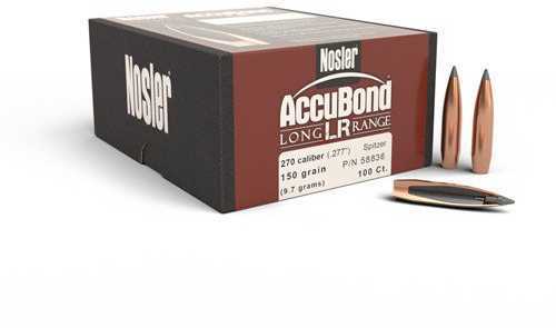 FALSEsler Accubond LR 270 Caliber 150 Grains Bullets 100CT