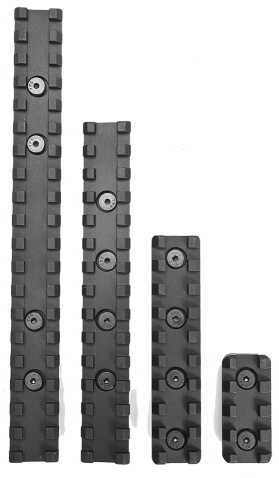 Samson Manufacturing Corp. Keymod Rail Black 1 - 4" 1.6 Oz 6061 Aluminum Mil-Spec Hard Coat AFALSEdized Km-4-Kit