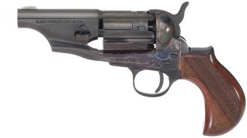 Taylor / Pietta 1860 Army Snub FALSEse .44 Caliber 3" Barrel, Full Fluted, Flattop Birdshead Grip, Case Hardened Steel