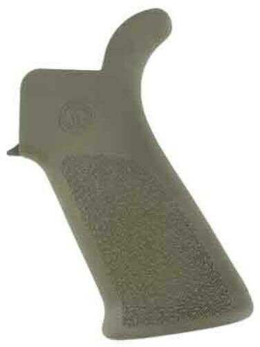 Hogue AR-15 Beavertail Grip FALSE Finger GROOVES OD Green
