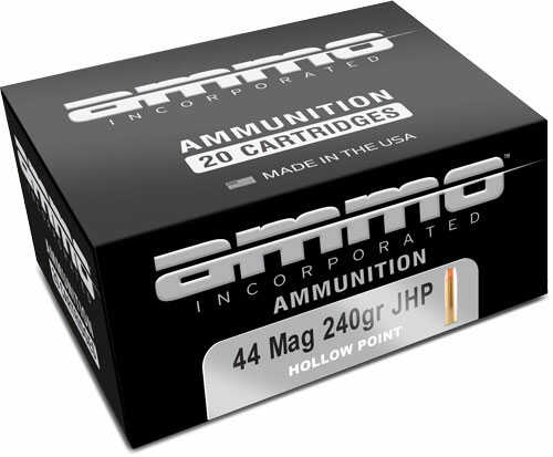 Ammo Inc Signature 44 Magnum 240 Grain Jacketed Hollow Point â€“ Reliable Stopping Power