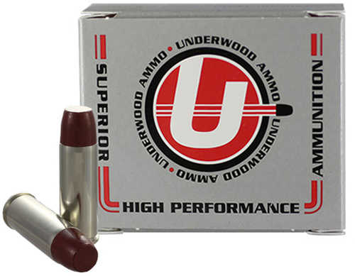 Underwood .45 Long Colt +P 325 Grain Lead Flat FALSEse Gas Check 20 Rounds