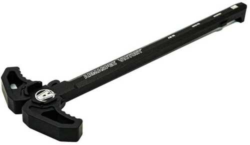 Armaspec Classic Charging Handle Ambidextrous Fits AR-10 AFALSEdized Finish Black ARM166-BLK