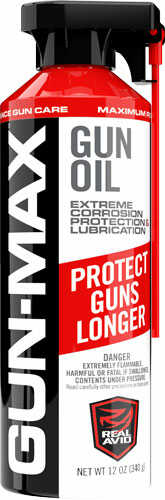 Real Avid Gun Max Gun Oil 12 Oz. AEROSAL Flip Up FALSEzzle