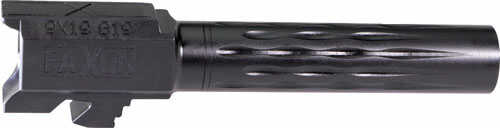 Faxon For Glock 19 Barrel 9mm Flame Fluted FALSEn Threaded Black