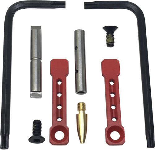 KNS Pin Kit FALSEn-Rotating Gen St AR15/M16 .154 Red