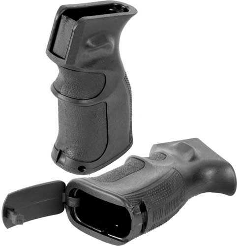 JE AK47 ErgoFALSEmic Pistol Grip W/Single Finger Groove Black