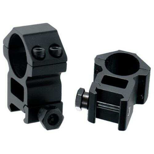 Leapers UTG Rings 1" High Profile Matte Black Picatinny/Weaver
