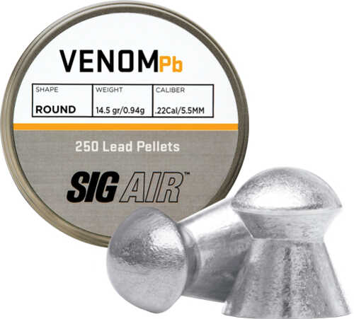 Sig Pellets .22 VeFALSEm 14.5Gr Round Lead Alloy 250 CT.