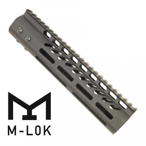 Guntec USA 9" Ultra Lightweight Thin M-LOK System Free Floating Handguard With MoFALSElithic Top Rail