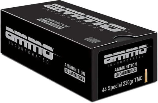Ammo Inc 44 Special 220 Grain TMC Metal Jacket Ammunition Box of 50