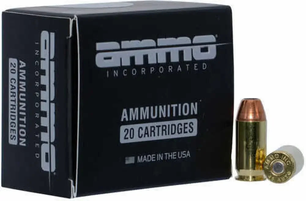 Ammo Incorporated 45 ACP 230 Gr jacketed hollow point with superior stopping power