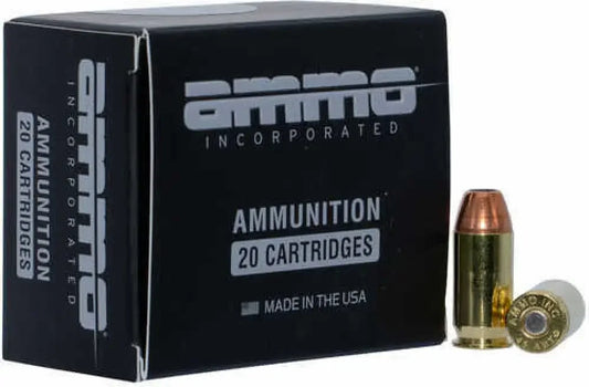 Ammo Incorporated 45 ACP 230 Gr jacketed hollow point with superior stopping power