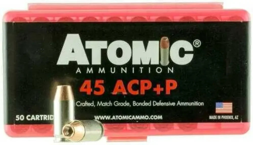 Atomic 45 ACP 50 rounds ammunition high penetration hollow point