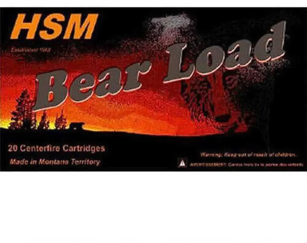 HSM 45 Colt 325 Grain Wide Flat Nose Bear Defense Ammo