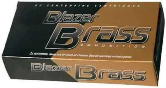 CCI Blazer Brass 38 Special 125 Grain FMJ ammo box