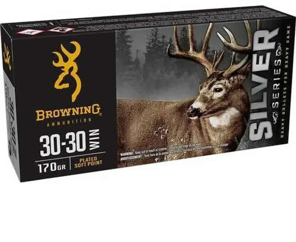 Browning Silver Series 30-30 Win Power Unleashed Plated Soft Point
