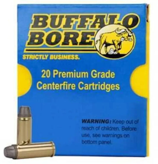 Buffalo Bore 45 Colt ammunition 225 grain soft cast hollow point box