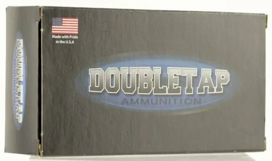 DoubleTap 38 Special 110 grain hollow point ammo box, low muzzle flash, USA made