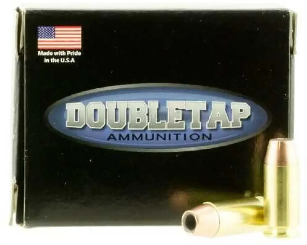 DoubleTap 40 S&W 135 grain hollow point low muzzle flash ammo box