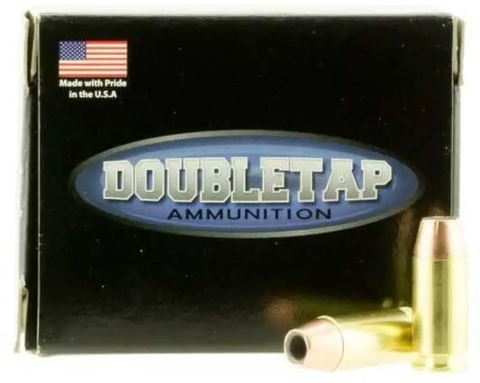 DoubleTap 40 S&W 135 grain hollow point low muzzle flash ammo box