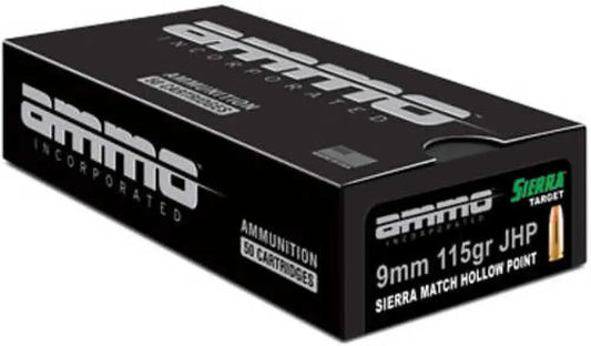 Ammo Inc Signature 9mm 115gr Jacketed Hollow Point 50 Round Box
