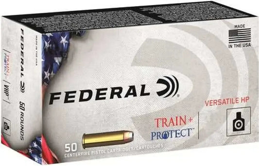 Federal Train and Protect 38 Special versatile hollow point cartridges in 50-round box