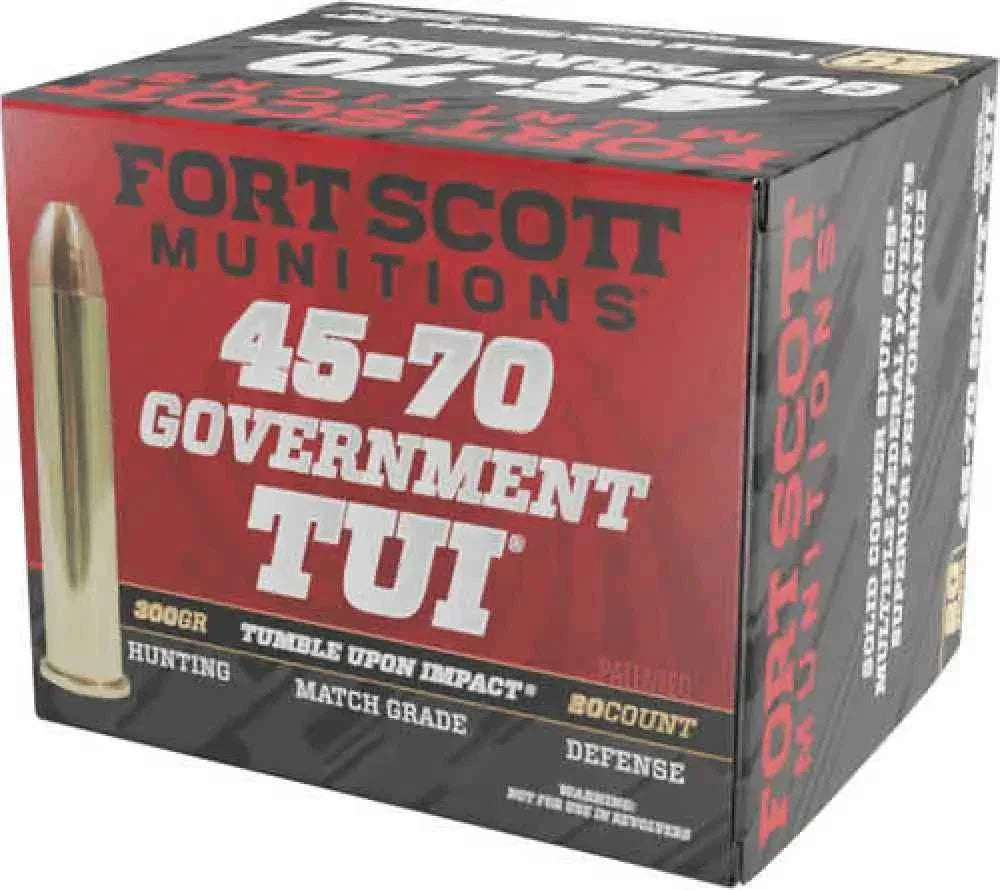 Fort Scott Munition 45-70 Govt Tui Ammo Power Box