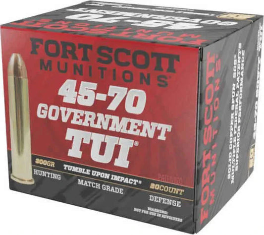 Fort Scott Munition 45-70 Govt Tui Ammo Power Box