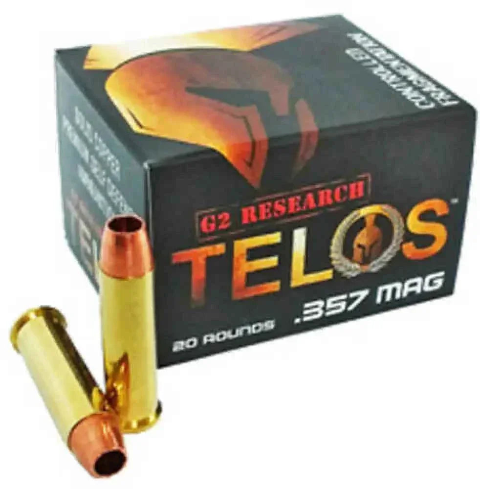 G2 Research Telos Magnum 105gr Lead-free Copper Ammunition Power
