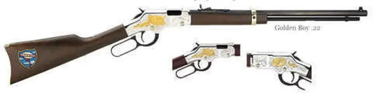 Henry Repeating Arms Golden Boy Trucker Tribute Gun -.22 Lr / Lever Action - Rifles