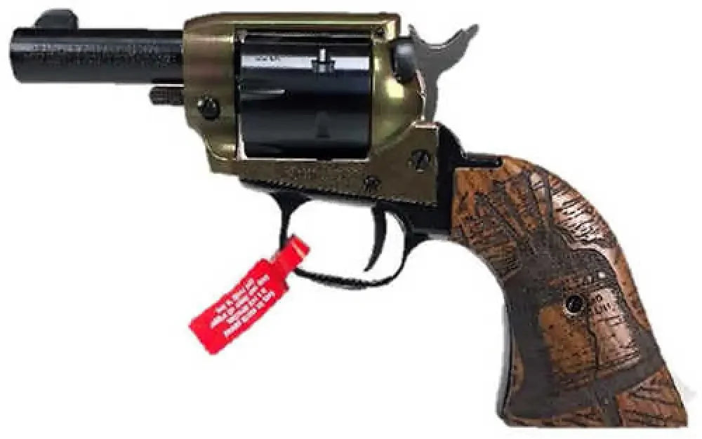 Heritage Barkeep 22lr Revolver Custom Bell Wood Masterpiece - Bk22ch3wbrn18 / 22 Long Rifle / Revolver - Handguns
