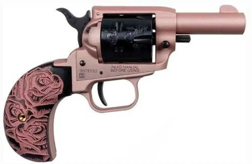 Heritage Barkeep Single Action Rose Gold.22 Lr Old West Flair - Bk22q2bhb-roses / 22 Long Rifle / Revolver - Handguns