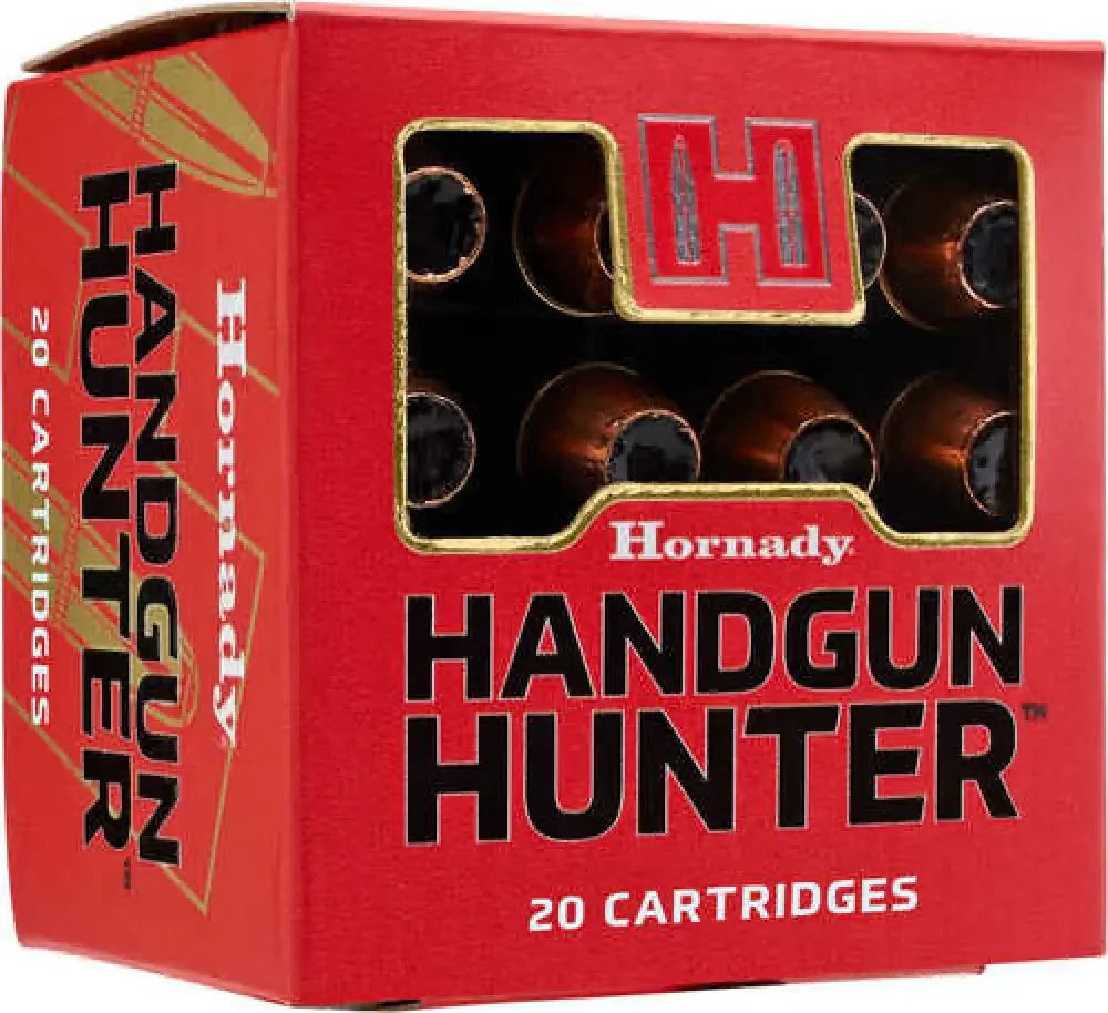 Hornady 44 rem magnum ammo 200gr hollow point in red box