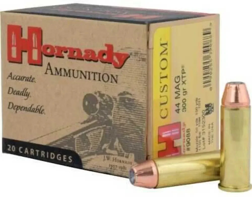 Hornady 44 Rem Magnum Hollow Point Knockdown Power - 300 Grain / Handgun Ammo
