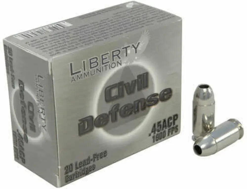 Liberty Ammo 45 Colt 78 Grain Hollow Point High Velocity Self-Defense Round