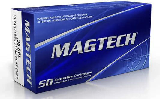 Magtech 38 Special Fmjfp Ammo: Unmatched Performance & Quality - 158 Grain / Full Metal Jacket - Handgun Ammo