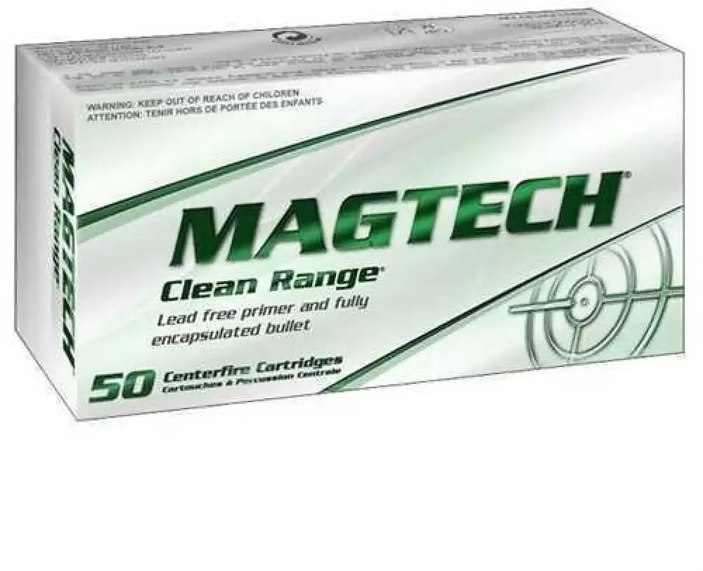 MagTech 40 S&W 180 grain fully encapsulated clean range cartridges in box
