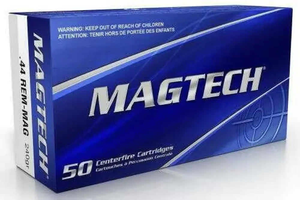 MagTech 44 Special 240 Grain full metal jacket low recoil ammo box of 50