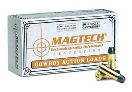 MagTech 38 Special 125 grain lead box with gold-tipped cartridges for consistent quality and exceptional performance