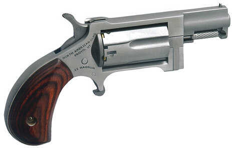 FALSErth American Arms Sidewinder 22 Magnum 1.6" Barrel 5 Round Stainless Steel Rosewood Grip Single Action Revolver