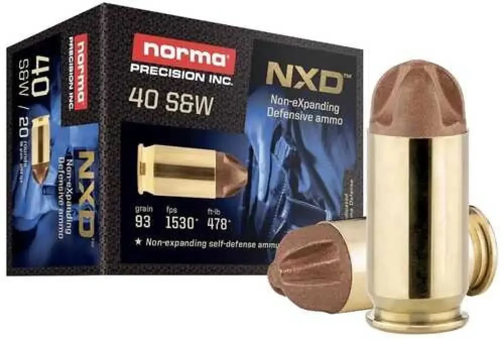 Norma Ammunition NXD 40 S&W 180 Gr with Norma Precision Inc