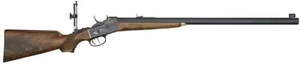 Octagonal Barrel Rolling Block with Walnut Checkered Pistol Grips -.45-70 Govt. / Single Shot - Rifles