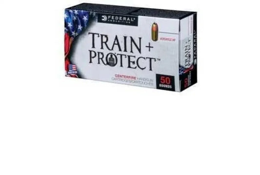 Federal Train And Protect 45 ACP versatile hollow point ammunition box