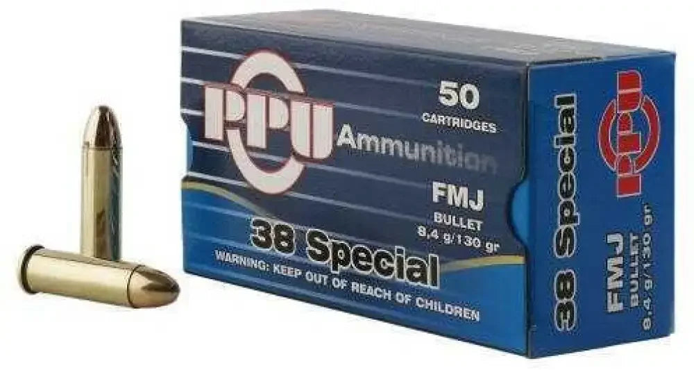 Prvi Partizan 38 Special 130 Grain FMJ with Enhanced Energy Performance box