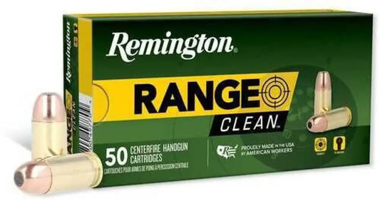 Remington ammunition range clean 380 ACP cartridges for consistent performance