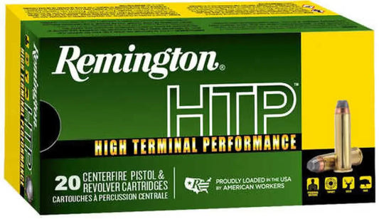 Remington 45 ACP 185 grain jacketed hollow point high terminal performance ammo box