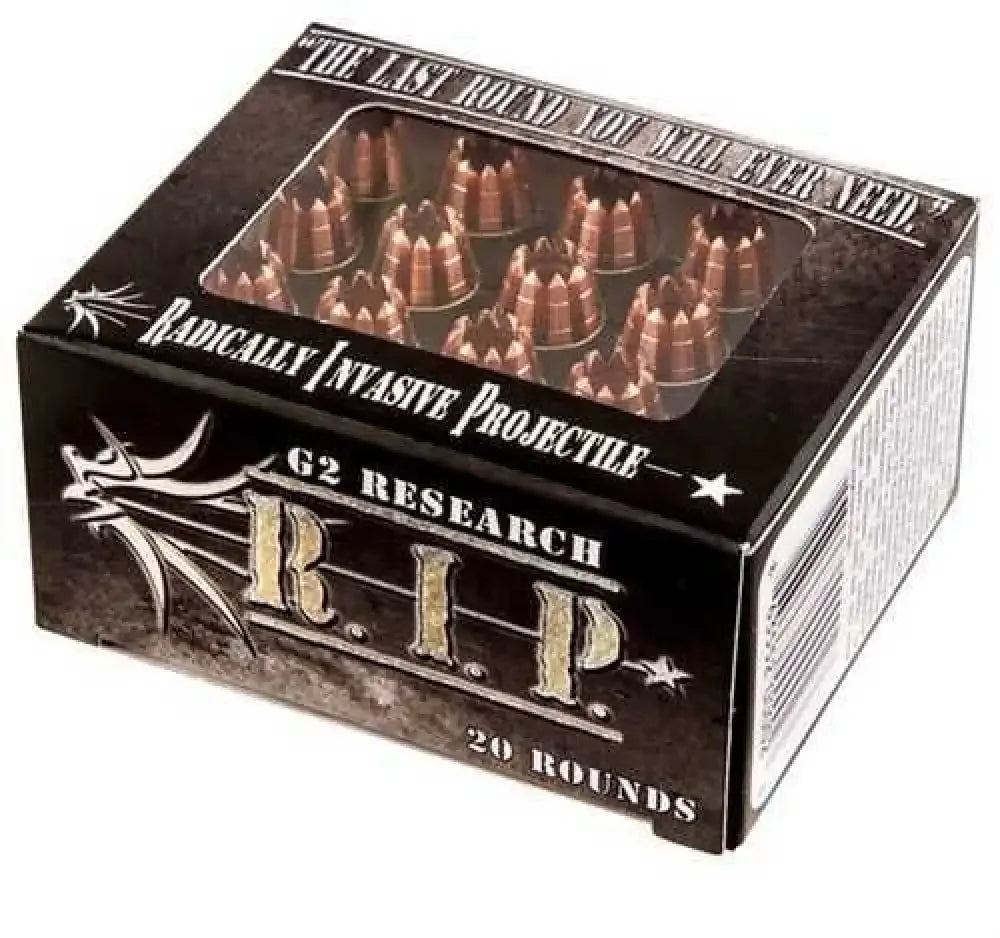 G2 research 9mm luger r.i.p. ammo box for personal protection