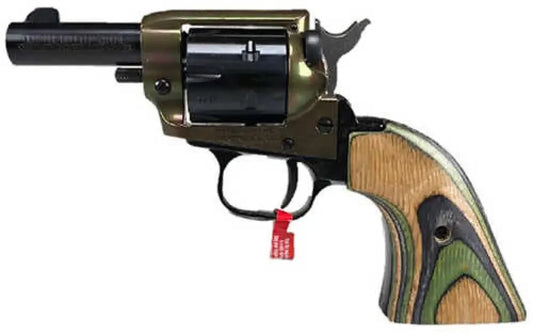 Rough Rider Barkeep 22lr Camo Laminate Green Wood Single Action - Bk22ch3 / 22 Long Rifle / Revolver - Handguns